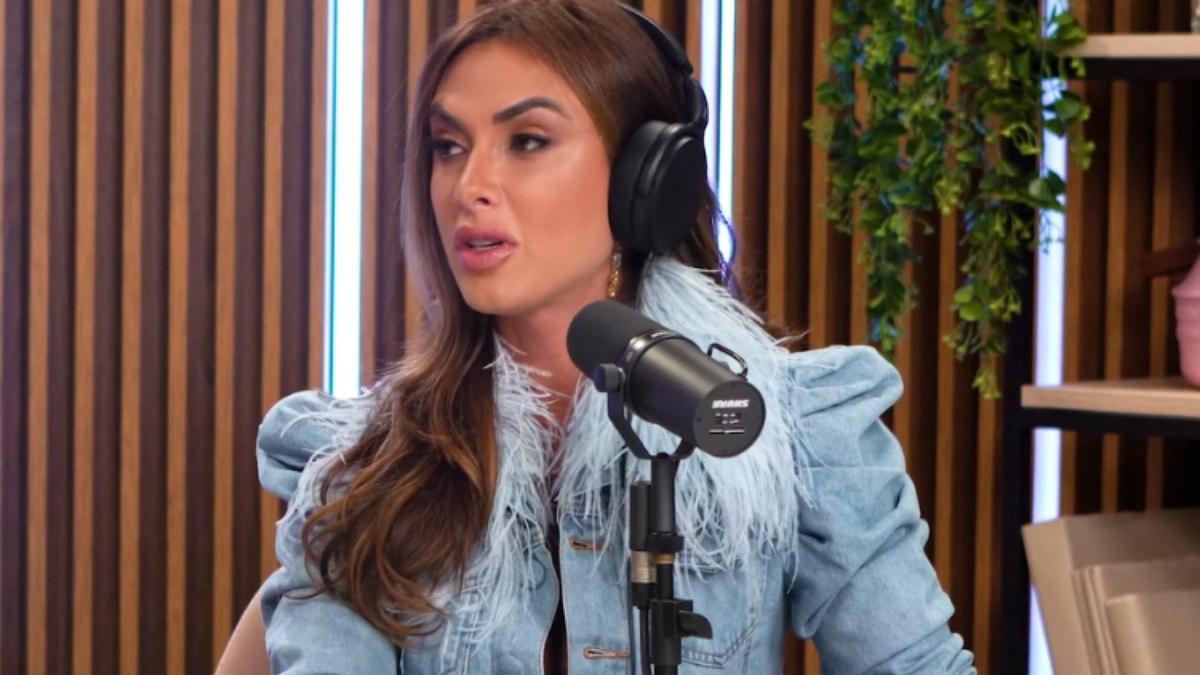 Nicole Bahls esteve no 'Quem Pode, Pod'