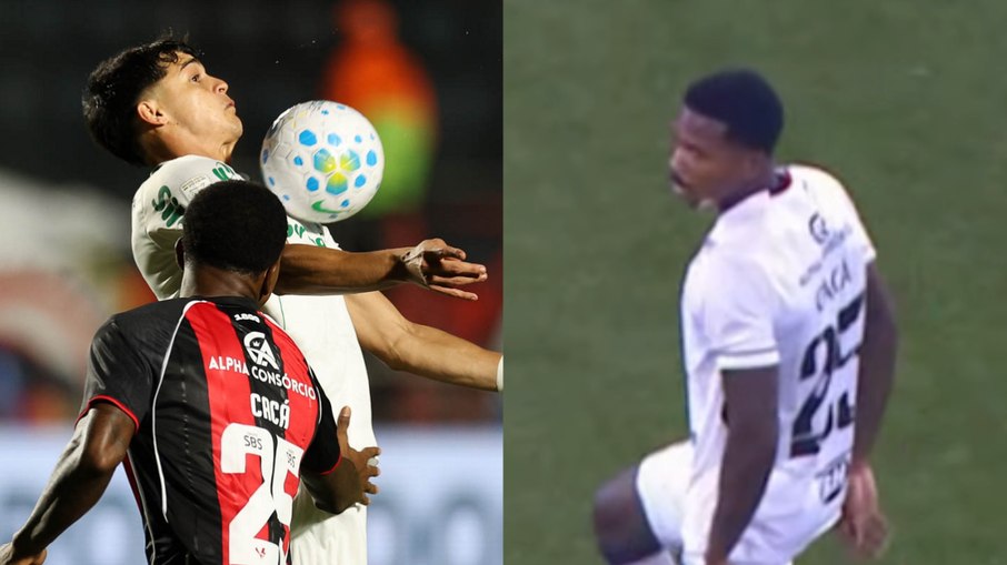 Após suposta agressão, Cacá aparece de curativo contra Athletico