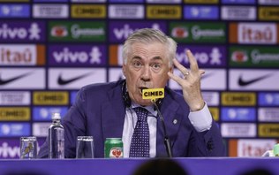 Ancelotti sobre tática da Seleção: Gosto do time sem identidade
