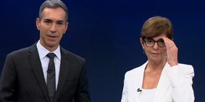 César Tralli confunde Renata Lo Prete com colega ao vivo na Globo
