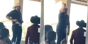 Padre leiloa cueca por R$ 3 mil durante evento católico; assista