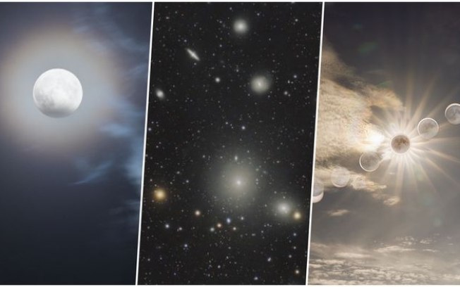 Destaques da NASA: eclipse lunar, galáxias e  nas fotos astronômicas da semana