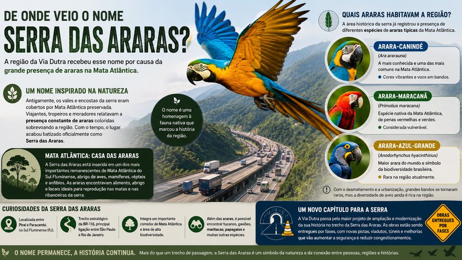 Origem do nome Serra das Araras