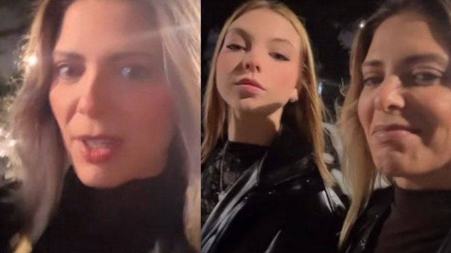 Sheila Mello e a filha, Brenda Scherer