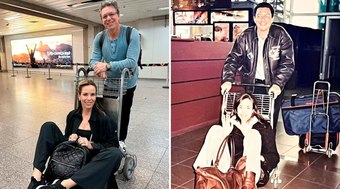 Ana Furtado celebra 24 anos de casada com Boninho e recria foto