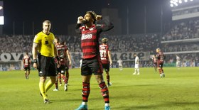 Com gols de Pedro e Gabigol, Flamengo vence o Santos