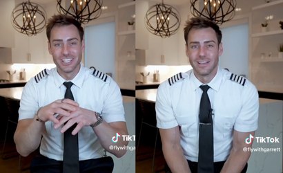 Piloto viraliza ao mostrar descarga de avião