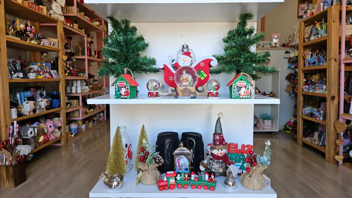 Loja Mimos e Caprichos já está preparada para vendas de Natal