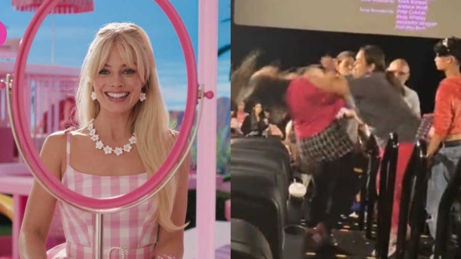 Sessão de 'Barbie' termina em socos e confusão; veja vídeo