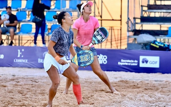Brasileiros defendem título de Beach Tennis na Arena BRB
