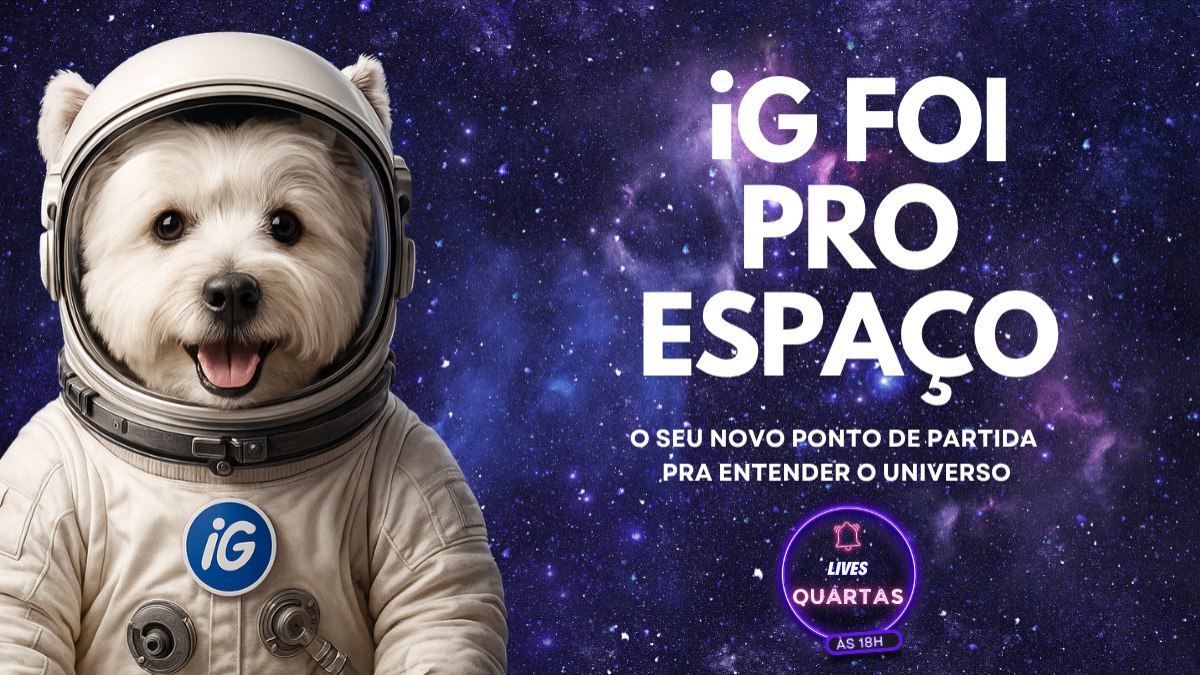 Novo quadro do Portal iG traz o universo da astronomia e do setor aeroespacial para o centro da conversa com conteúdo confiável e didático Novo quadro do Portal iG traz o universo da astronomia e do setor aeroespacial para o centro da conversa com conteúdo confiável e didático