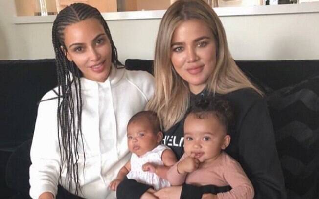 Kim Kardashian se tornou mãe novamente e tia em 2018