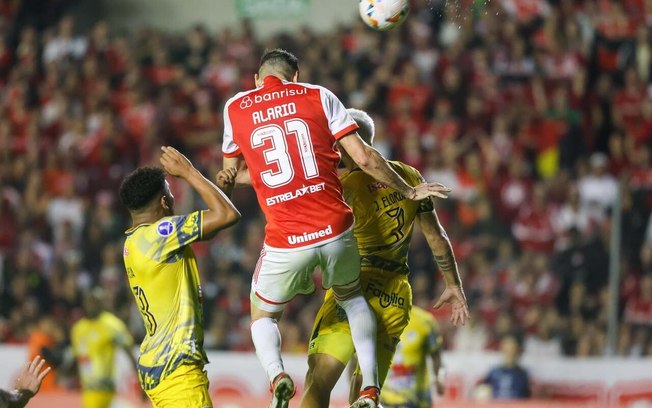 Alario fez o gol da classificação do Inter na Sul-Americana - Foto: Ricardo Duarte / Internacional