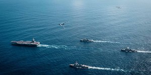 EUA anunciam maior porta-aviões do mundo no Mar do Caribe