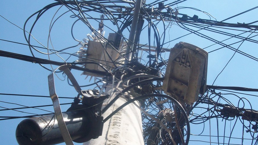 Em São Paulo, 664 km de fios foram subtraídos nos seis primeiros meses de 2023 em São Paulo