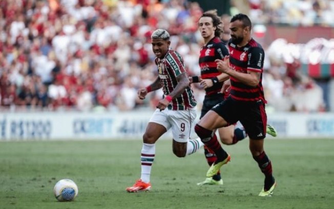 John Kennedy em ação com a camisa do Fluminense ao longo da temporada