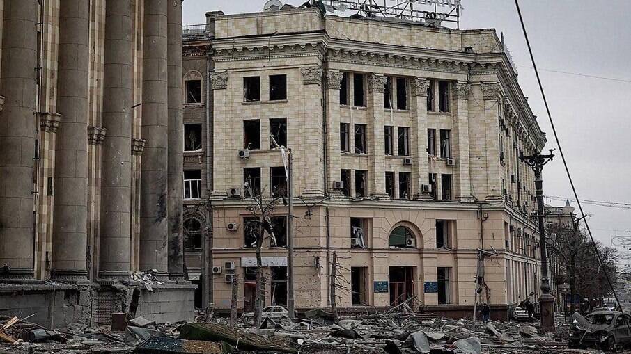 Kharkiv ficou completamente destruída após ataques russos