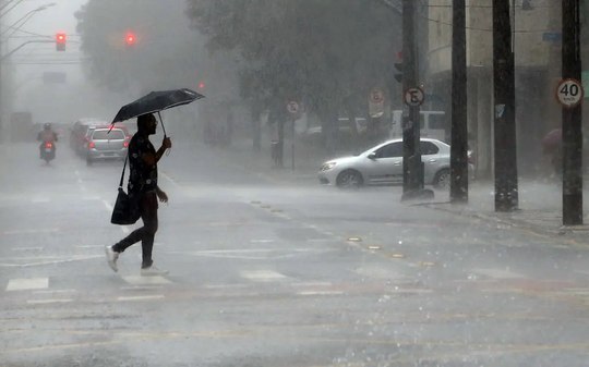 Defesa Civil alerta para chuva forte em várias regiões de SP