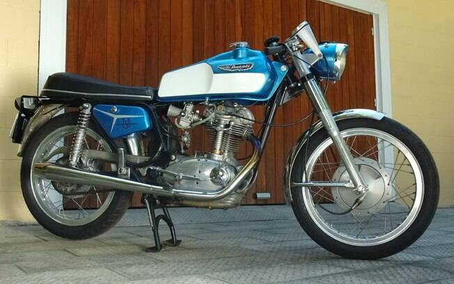 A Ducati 250 Mark 3, já nos anos 60, tinha linhas esguias e elegantes