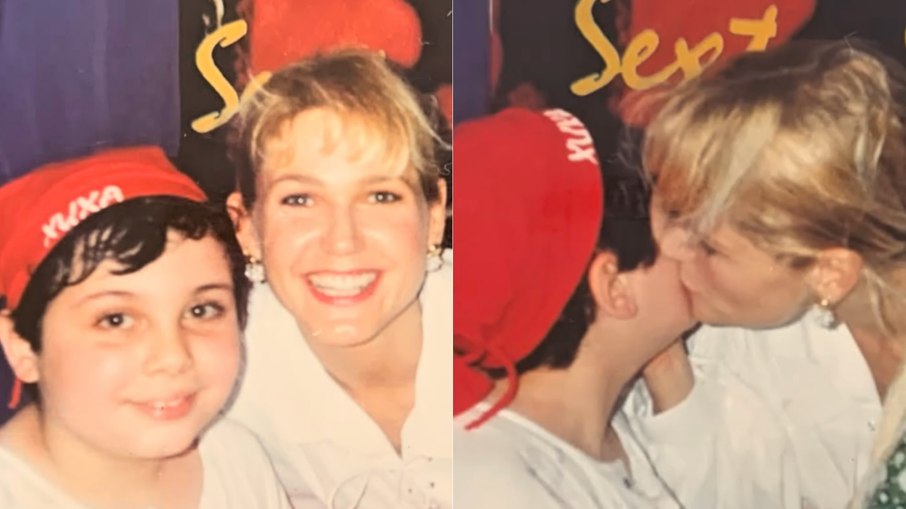 Bruno Oliveira e Xuxa.