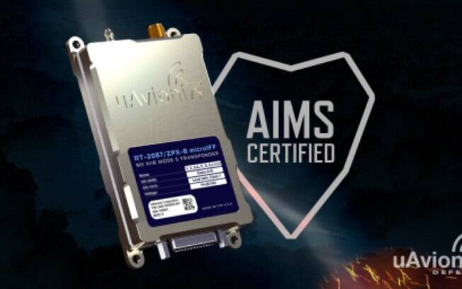 uAvionix recebe certificação DoD AIMS para transponder Mode 5 Micro IFF para UAS tático