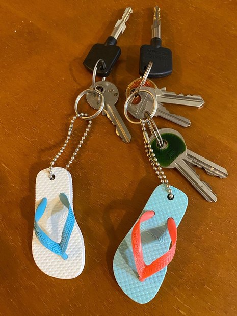 As chaves da casa do casal
