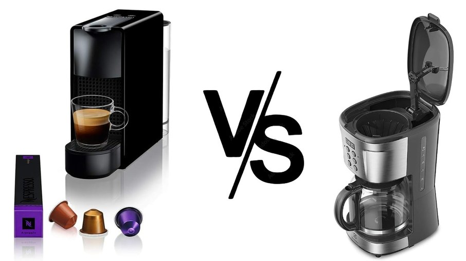 Cafeteira de cápsula Vs Cafeteira de pó 