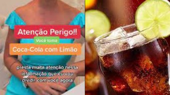 É falso que refrigerante com limão produz substância cancerígena