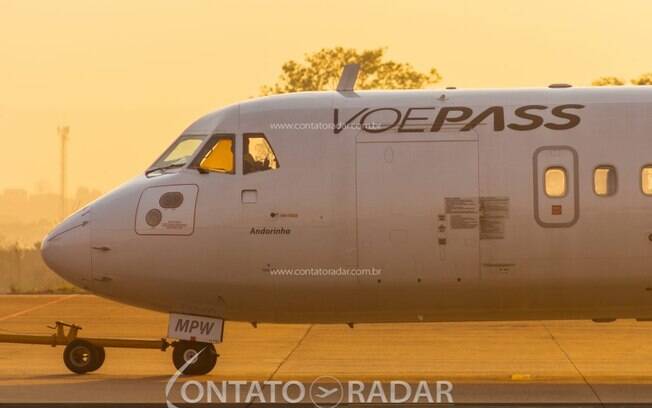 Primeiro ATR 72-500 recebido pela MAP se despede do Brasil