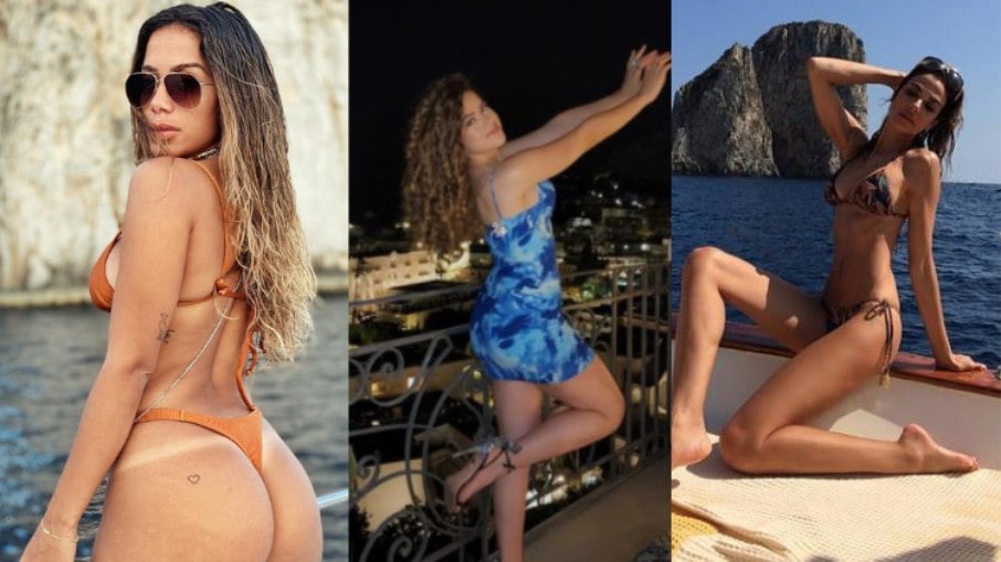 Anitta, Maisa e Luciana Gimenez já foram para a Ilha de Capri