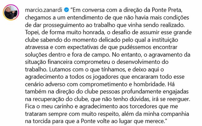 Zanardi deixa o comando da Macaca que vive grande crise financeira