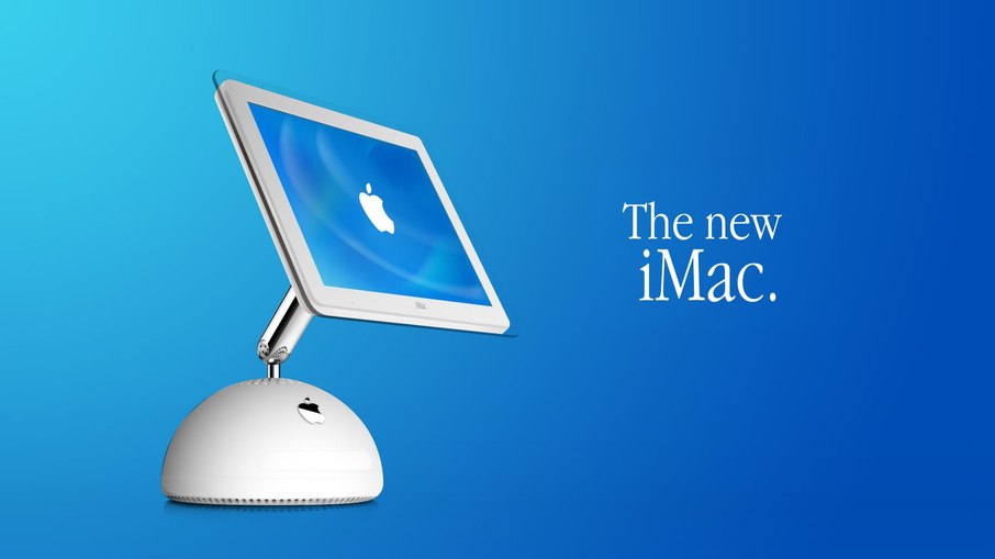 Publicidade do iMac G4, primeiro com tela plana