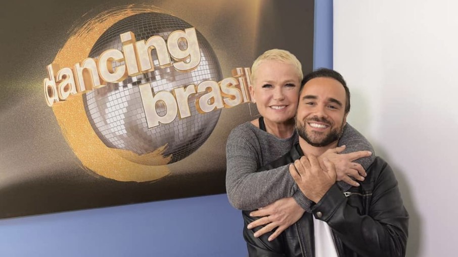 Xuxa Meneghel e Beto Marden: época do programa 'Dancing Brasil', da RecordTV 