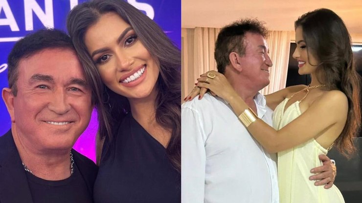 Cálita Franciele celebra 1º ano de casamento com Amado Batista