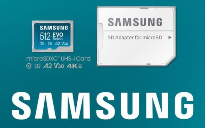 Samsung lançará cartões microSD 23% mais rápidos para games