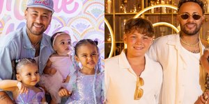 Neymar eterniza os 4 filhos em um luxuoso anel de diamantes