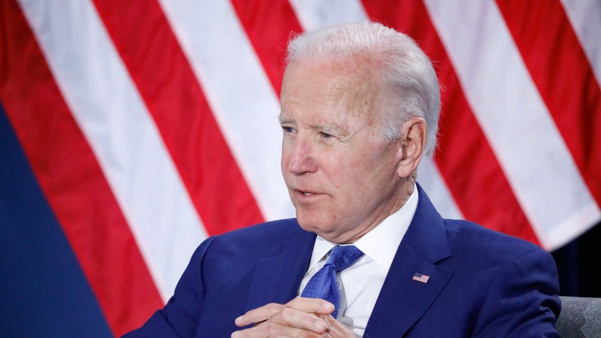 O presidente dos Estados Unidos, Joe Biden, na  9ª Cúpula das Américas, em Los Angeles 