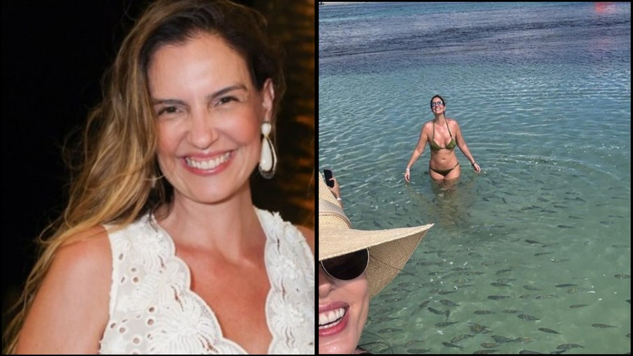 Luciana Cardoso durante viagem 