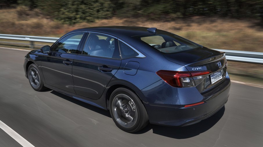 Vista traseira do Honda Civic Advanced Hybrid Vista traseira do Honda Civic Advanced Hybrid