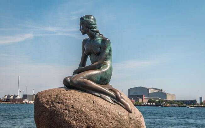 A estátua da Pequena Sereia dinamarquesa foi considerada mediana, ruim ou péssima por 57% dos usuários do TripAdvisor