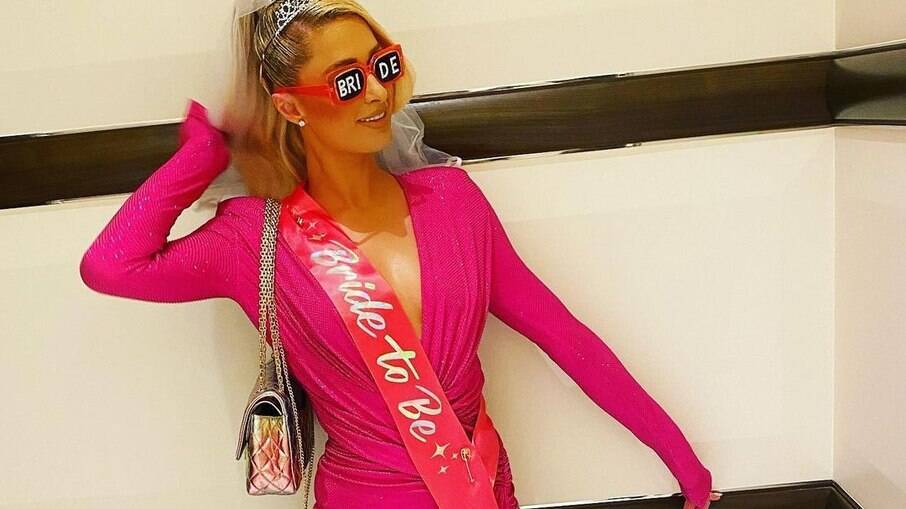 Paris Hilton em Las Vegas para sua despedida de solteira