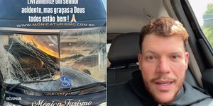 Ferrugem sofre acidente de ônibus após show no RS
