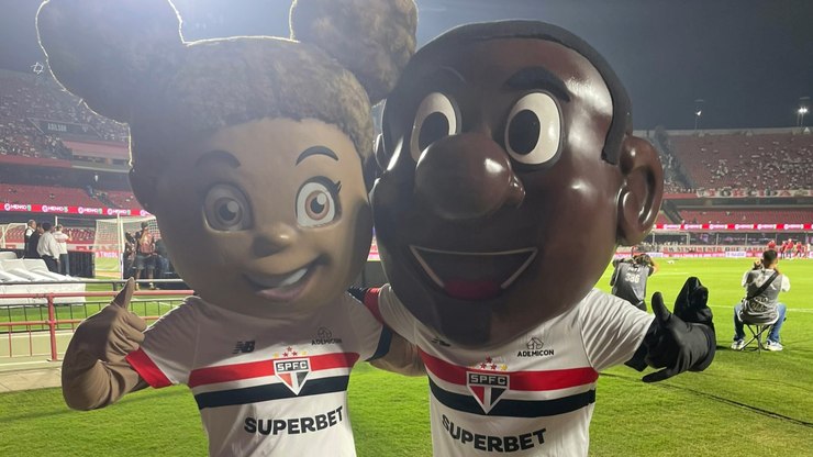 Mel e Diamantinho: saiba quem são os mascotes negros do São Paulo