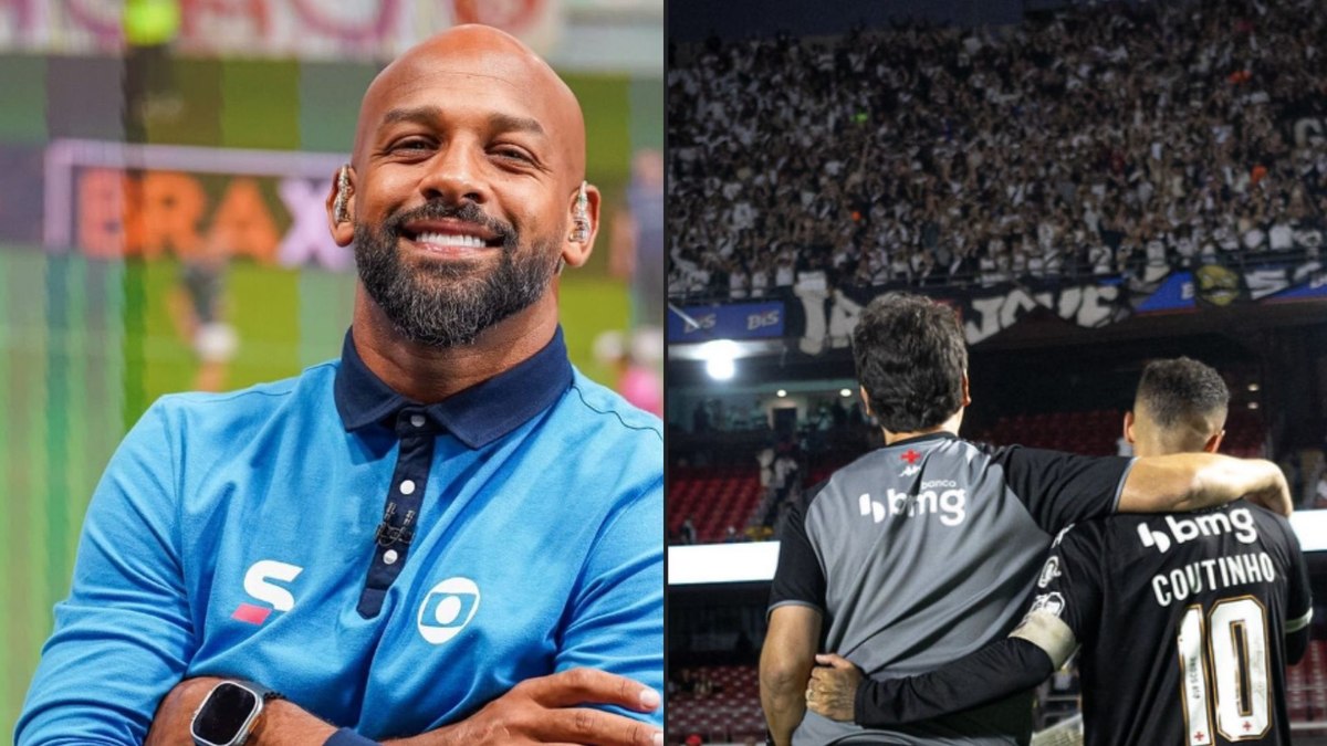 Comentarista se emociona ao vivo por goleada do Vasco Comentarista se emociona ao vivo por goleada do Vasco