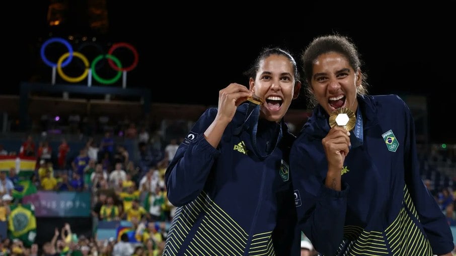 Duda e Ana Patrícia conquistaram terceiro ouro da delegação brasileiro nos Jogos de Paris