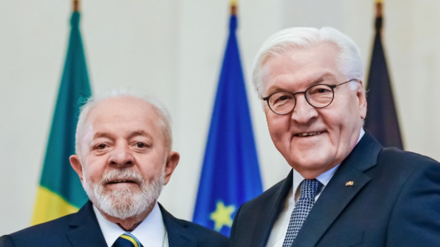 Presidente da República, Luiz Inácio Lula da Silva, durante encontro com o Presidente da República Federal da Alemanha, Frank-Walter Steinmeier