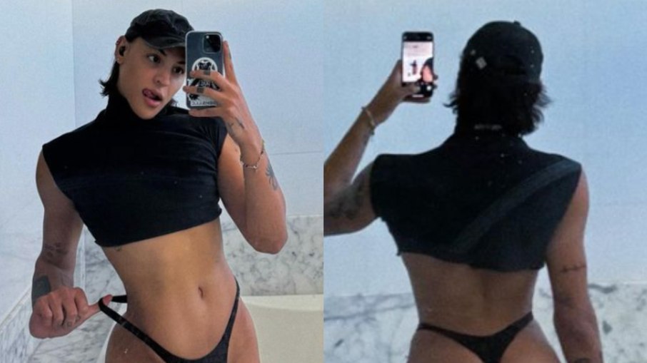 Pabllo Vittar surge de calcinha fio-dental e web reage: 'Deusa'