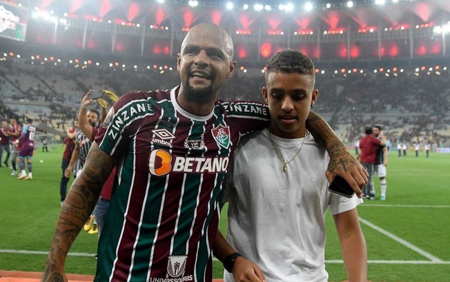 Filho de Felipe Melo deve ganhar contrato profissional no Fluminense