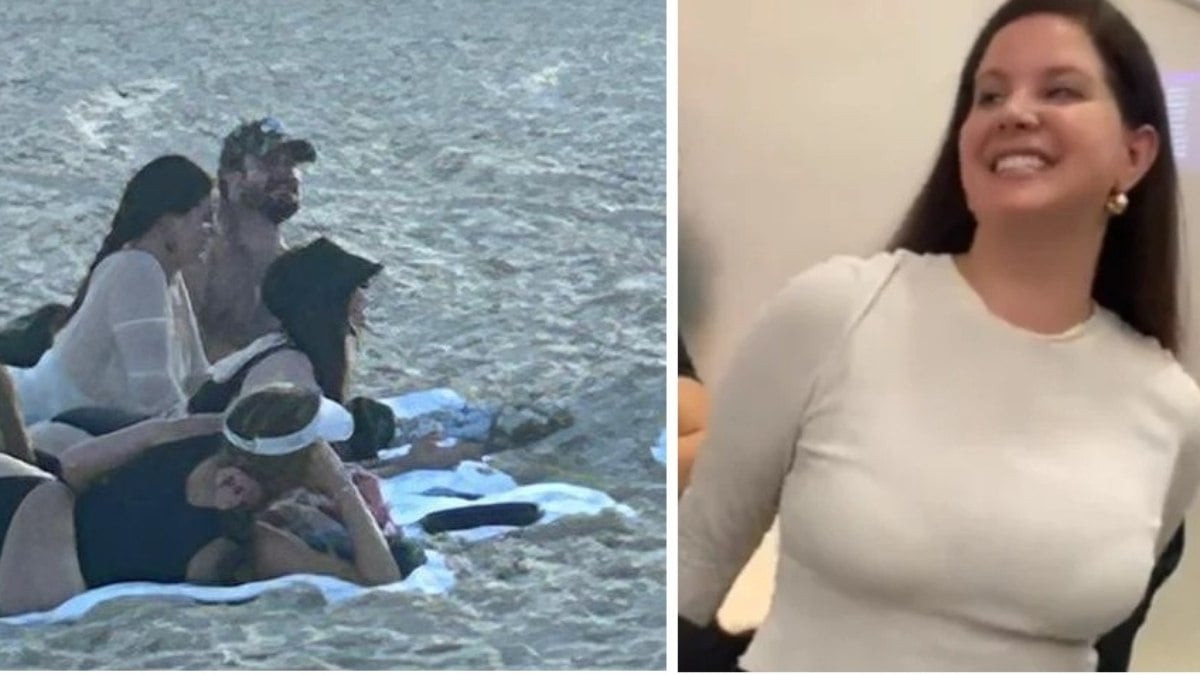 Lana Del Rey é flagrada pegando sol na praia de Ipanema