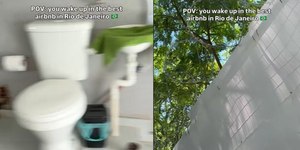 Americano viraliza mostrando o espaço que alugou para ficar no RJ